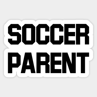 Soccer Parent (black) Sticker